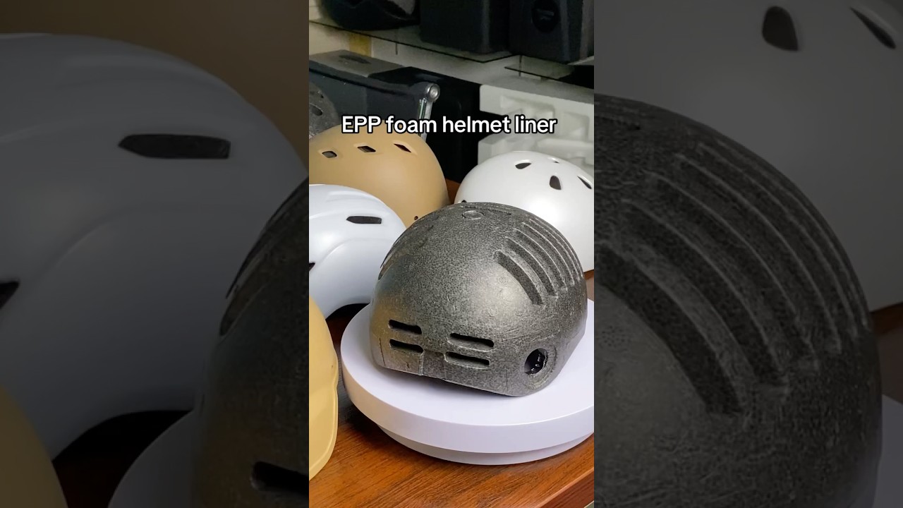 epp foam helmet liner 🚀 #epp #styrofoam #factory #helmet #helmetlovers #foam #sustainablesolutions