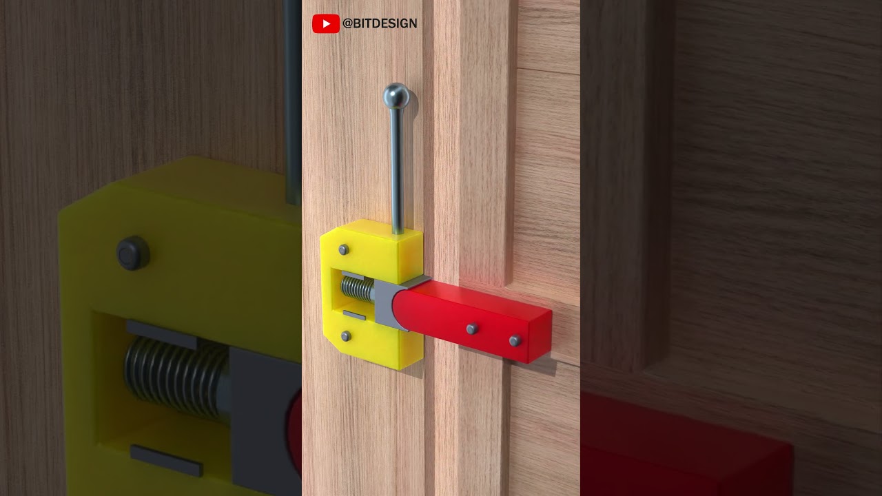 Outdoor creative garden door lock design