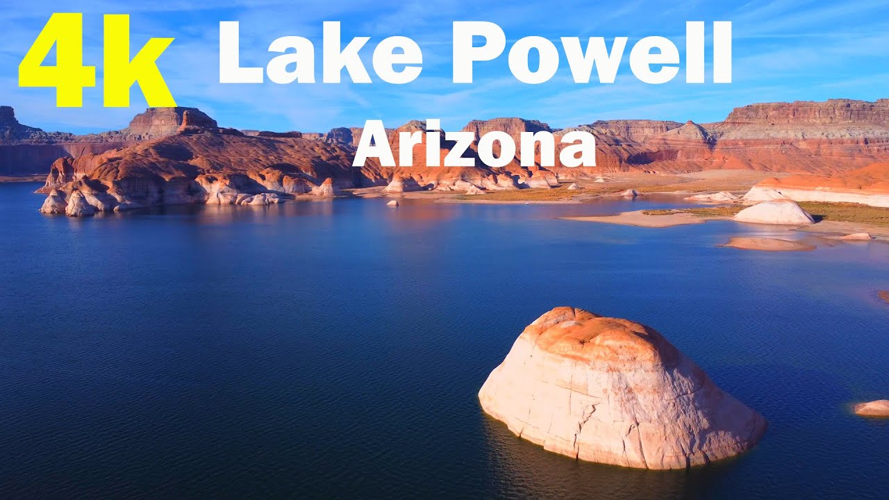 Aerial Drone Footage - Nature in One Minute - Lake Powell Part 1