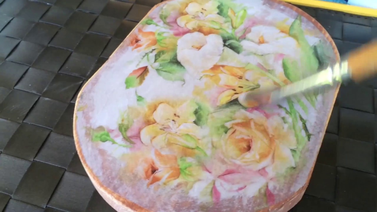 Декупаж. Работа с декупажной картой