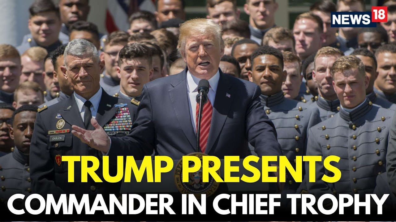 LIVE | Donald Trump Presents Commander-In-Chief Trophy To US Navy Midshipmen | Trump News | N18G