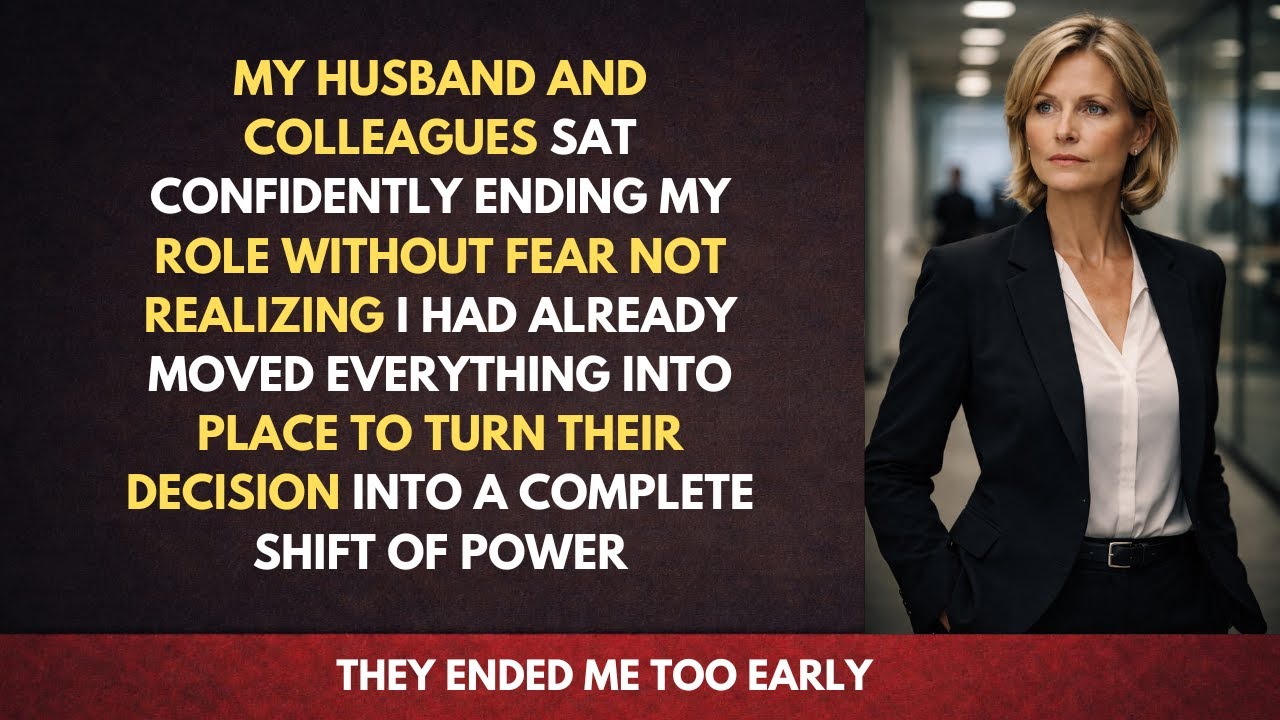 My husband and colleagues ended my career quietly but monday changed everything
