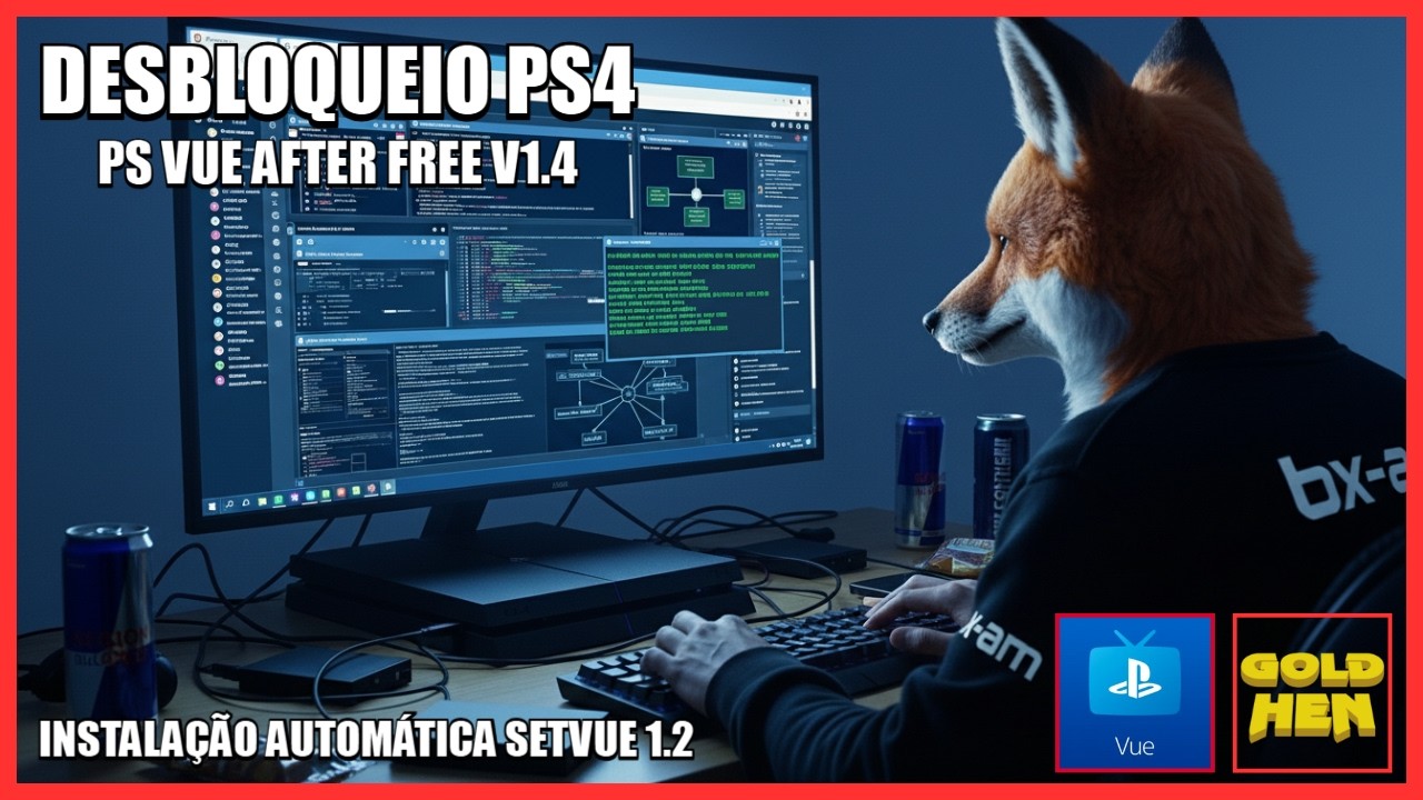 DESBLOQUEIO AUTOMÁTICO DO PS VUE V1.4 PS4 7.00-13.00 USANDO SETVUE V1.2