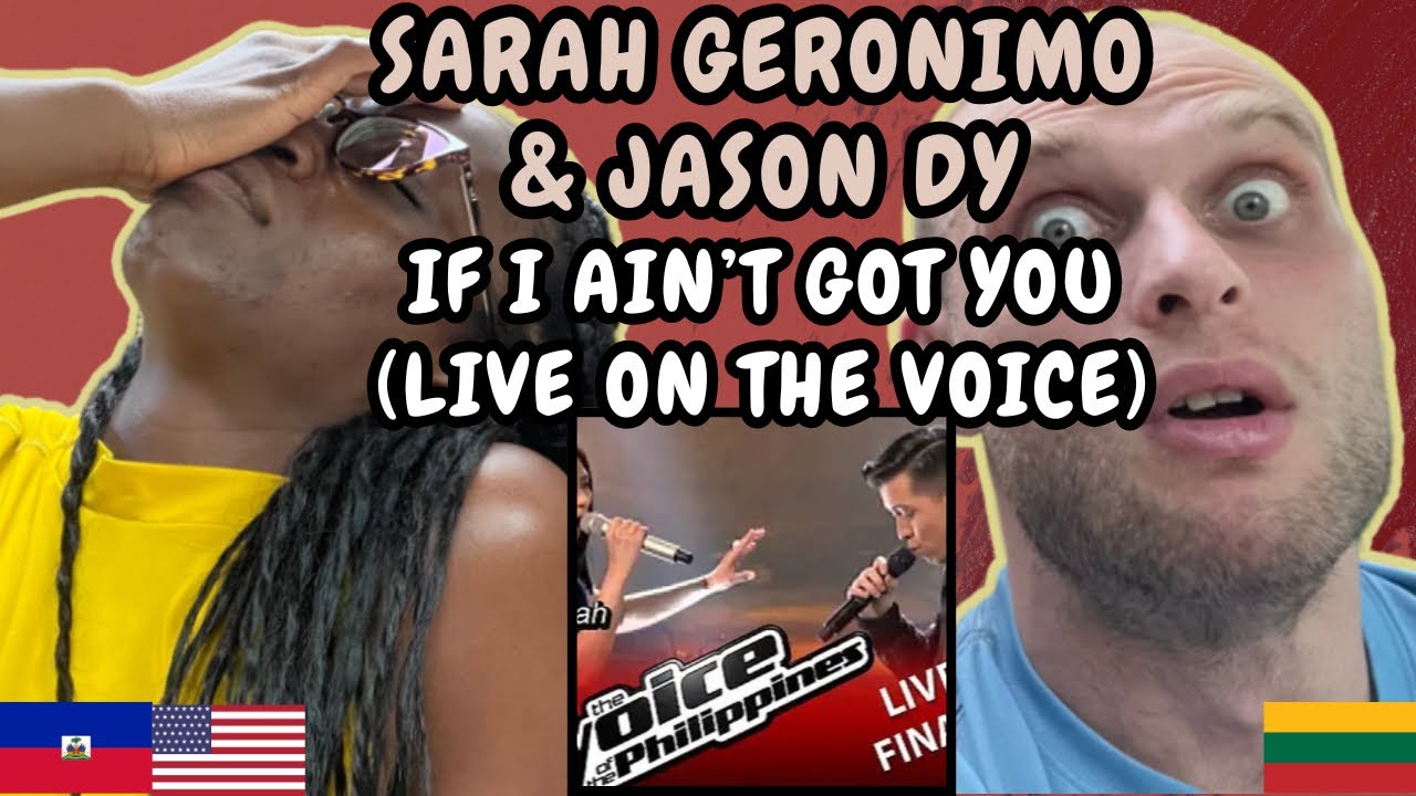 REACTION TO Sarah Geronimo & Jason Dy - If I Ain't Got You (Live on The Voice) | FIRST TIME HEARING