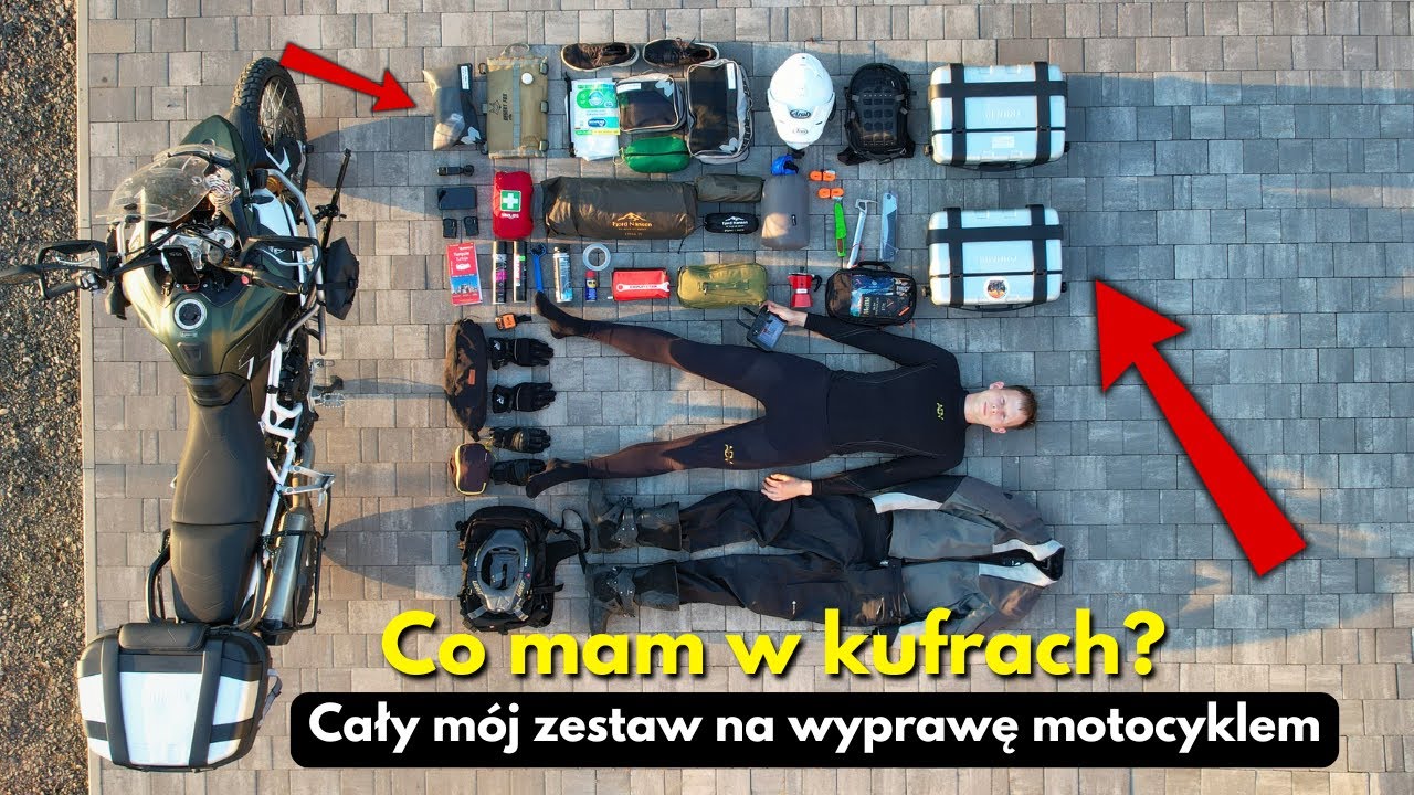 Co mam w kufrach? Cały mój zestaw na wyprawę motocyklową Turcja/Armenia