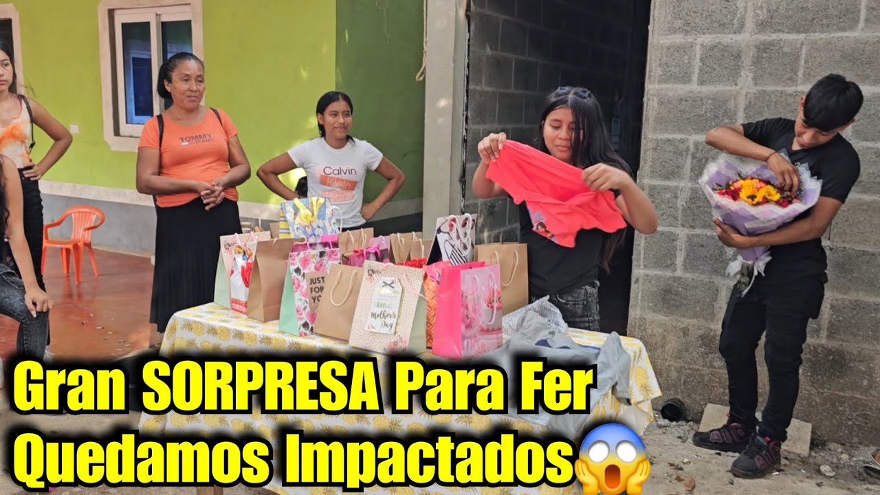 🔴Dios Mio Fer No Podia Creer Lo Que Le Llevaron De REGALO Quedo Impactada Al Abrirlos😱