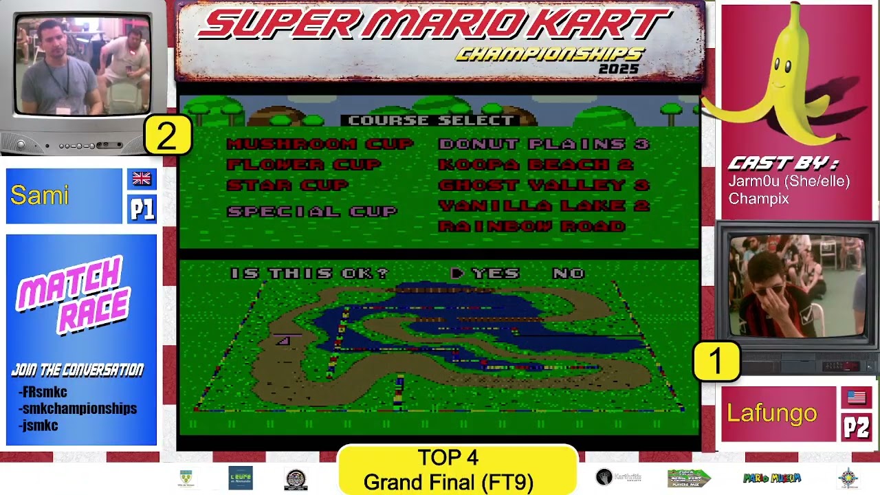 Super Mario Kart Championship 2025 - MR - Grand Final - S. Cetin vs J. Toole-Charignon (FR comms)