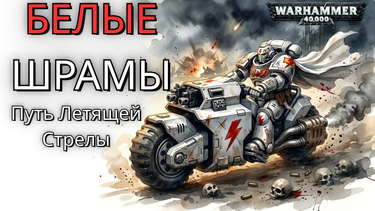 БЕЛЫЕ ШРАМЫ - ПУТЬ ЛЕТЯЩЕЙ СТРЕЛЫ | White Scars Anthem | Warhammer 40K Epic Metal