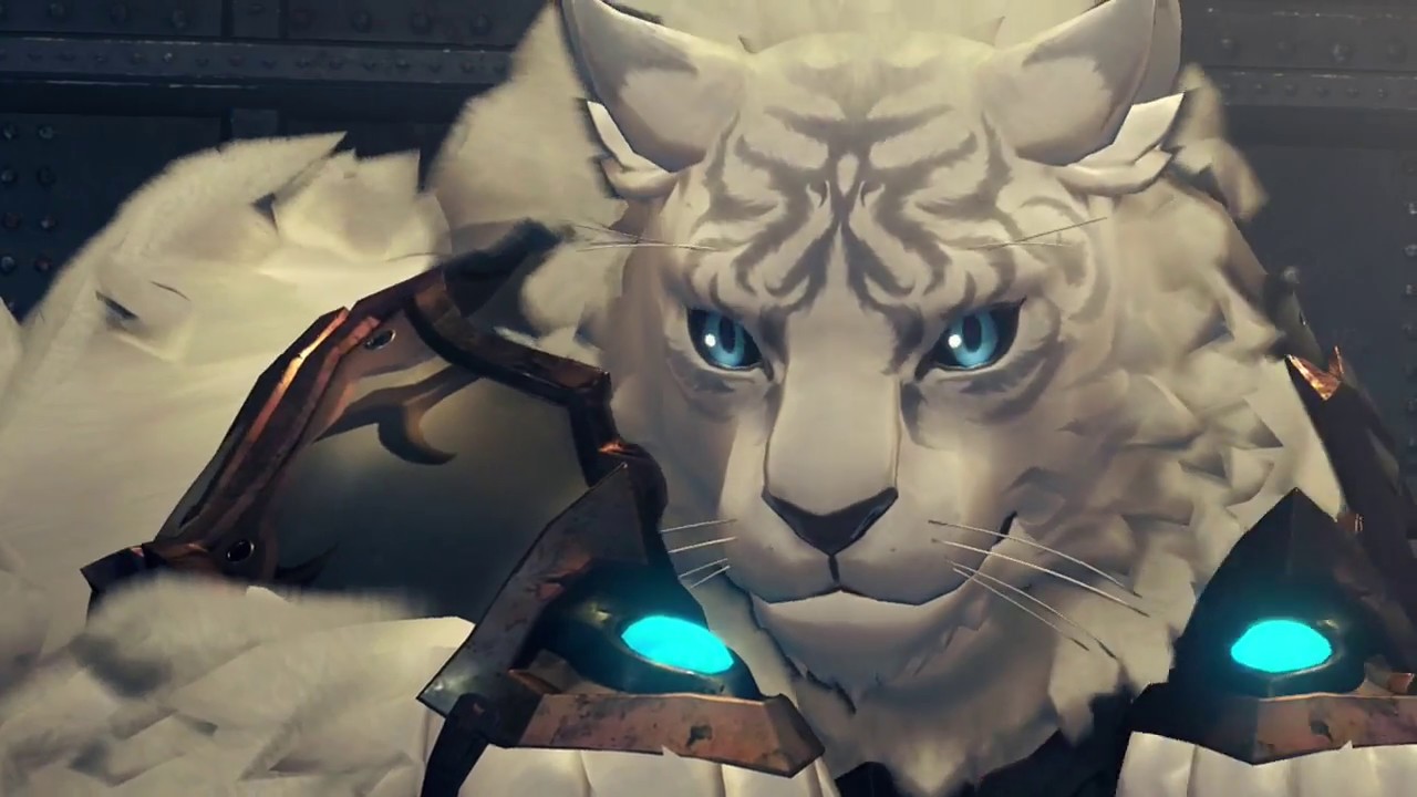 Feel Blade like Wave in Air . Dromarch . Cutscene . Xenoblade Chronicles 2 .