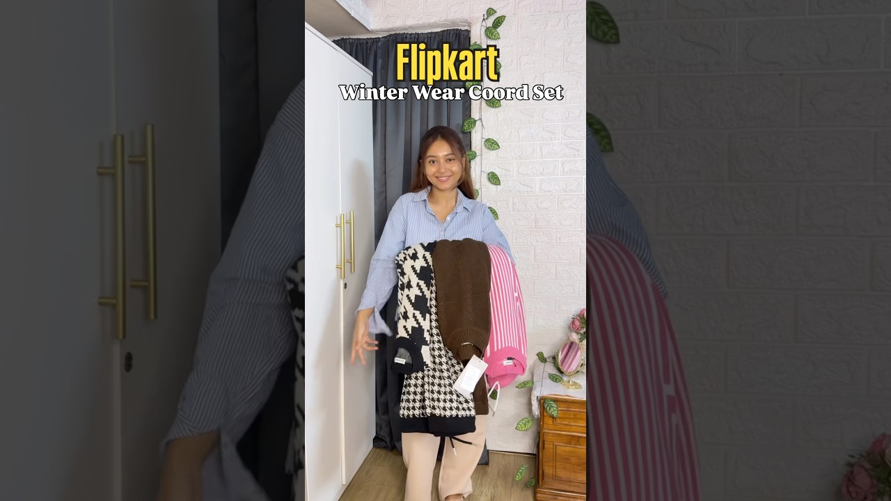 Woolen coord sets for Winterwear 💓#flipkartfinds #coordset #shorts #viral #haul