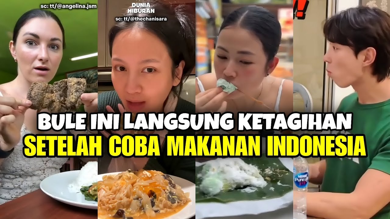 Bule Ini Langsung Ketagihan Setelah Coba Makanan Indonesia