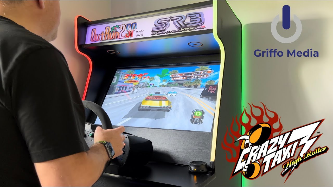 Sega Crazy Taxi 3 High Roller - Upright Arcade Racing Machine - 4K