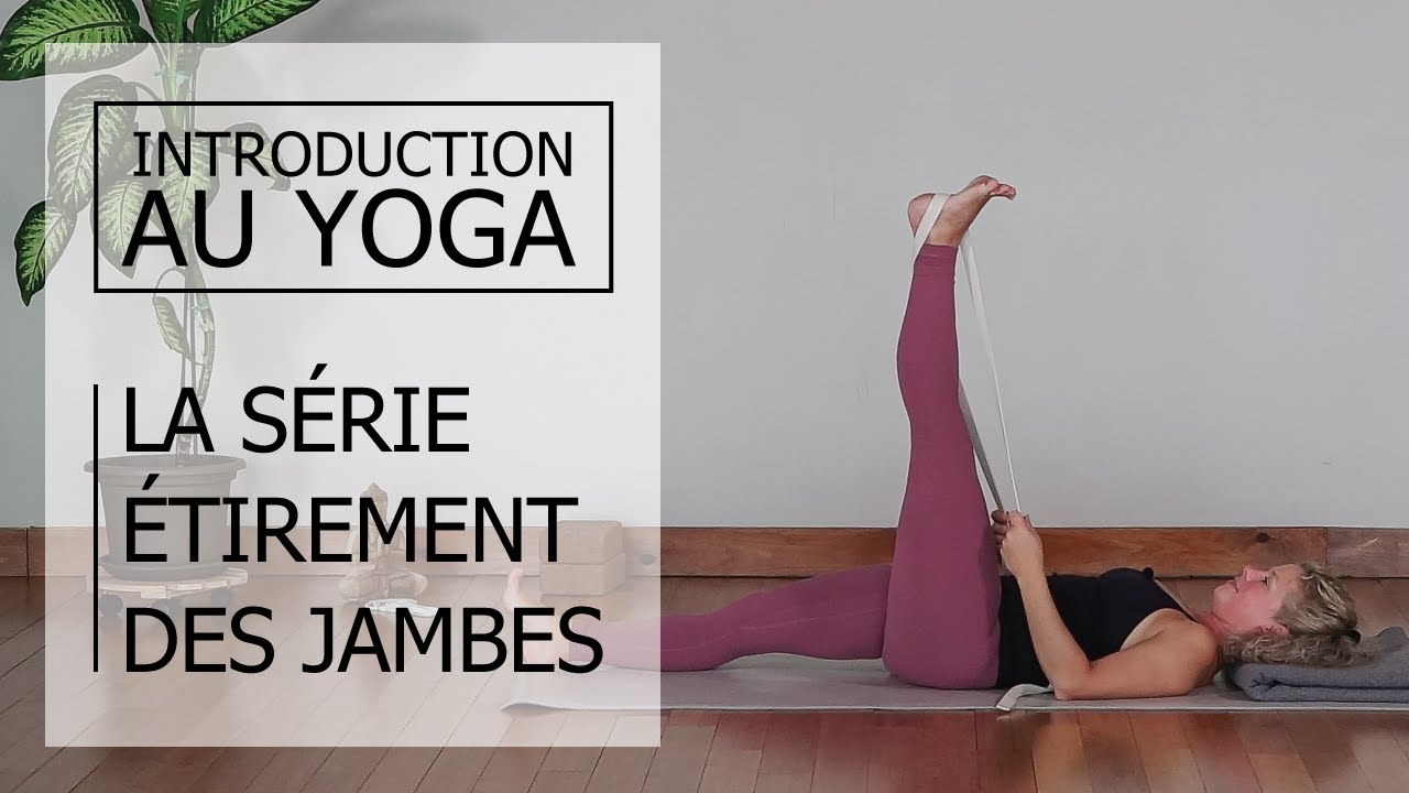 Yoga débutant | L'étirement des jambes couché | Supta Padangustasana A, B et C (Français)
