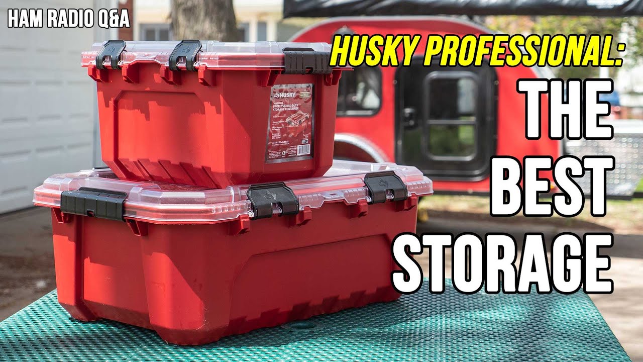 Husky Professional Waterproof Storage Containers - Ham Radio Q&A