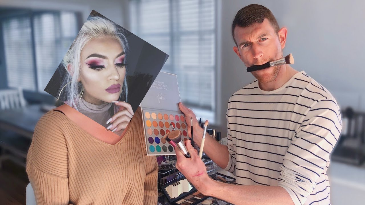 Husband Does My Makeup!