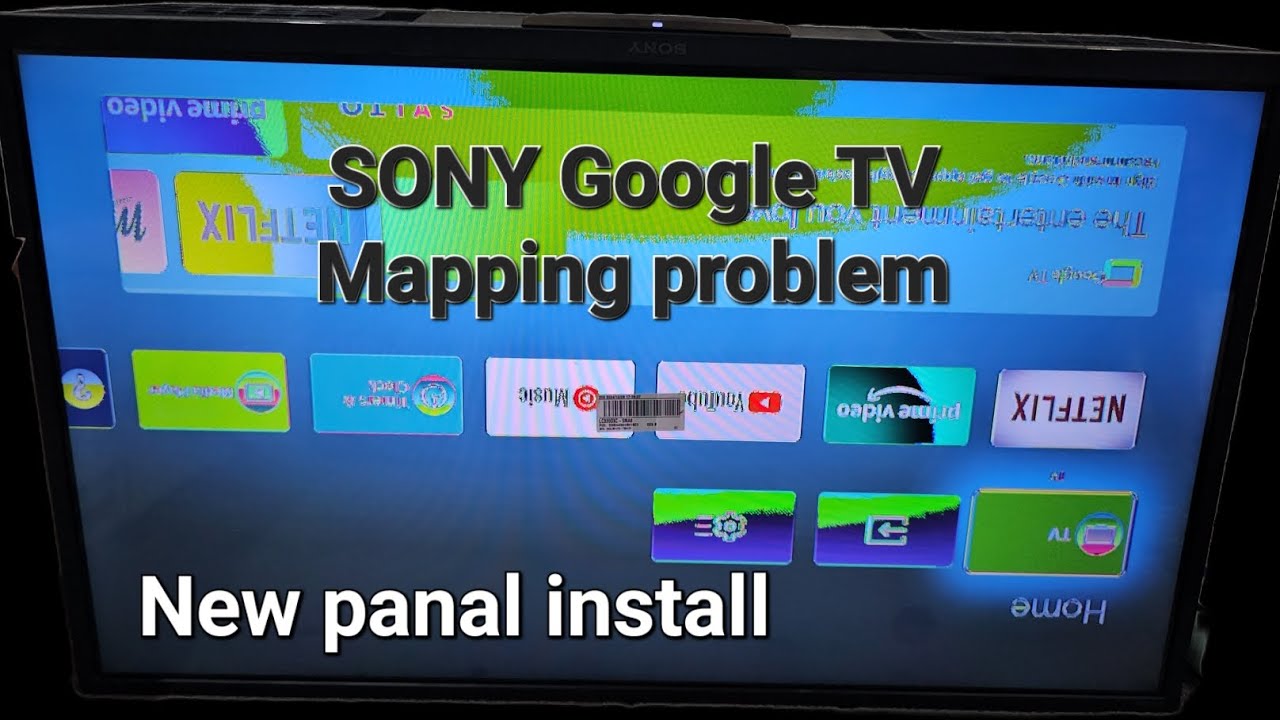#KD-32W830K #Mapping problem /Sony Google TV mapping problem