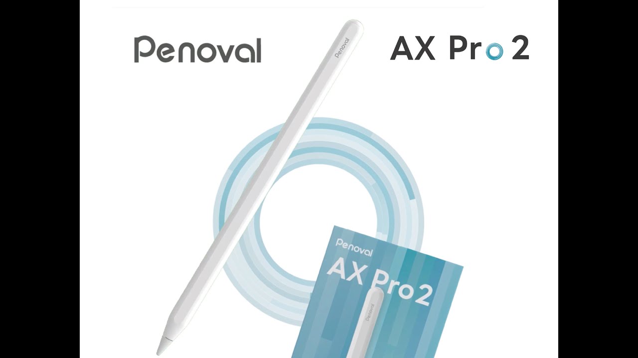 Best Stylus for iPad in 2024 with Wireless Charging and Shortcut Key - Penoval AX Pro 2
