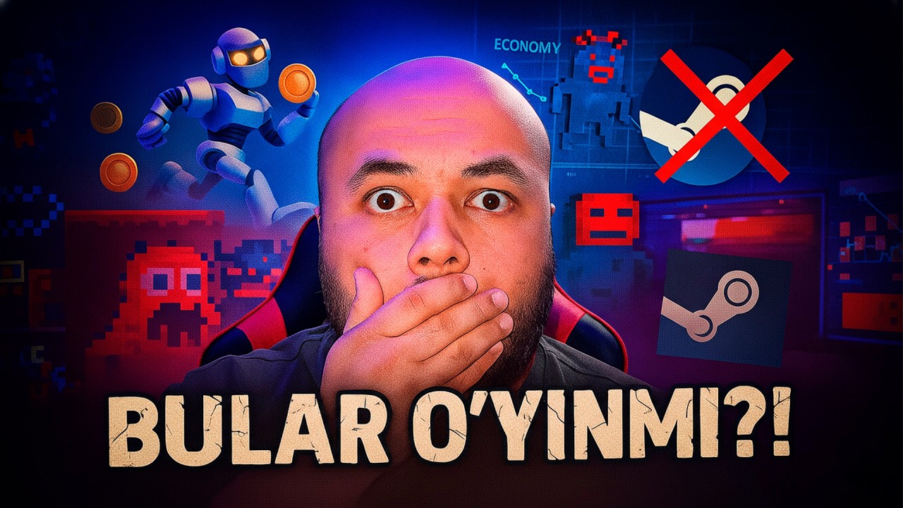 STEAM'ning eng TUBIDAGI o'yinlar | Bularni HECH KIM o'ynamaydi! | KiberUZ x 