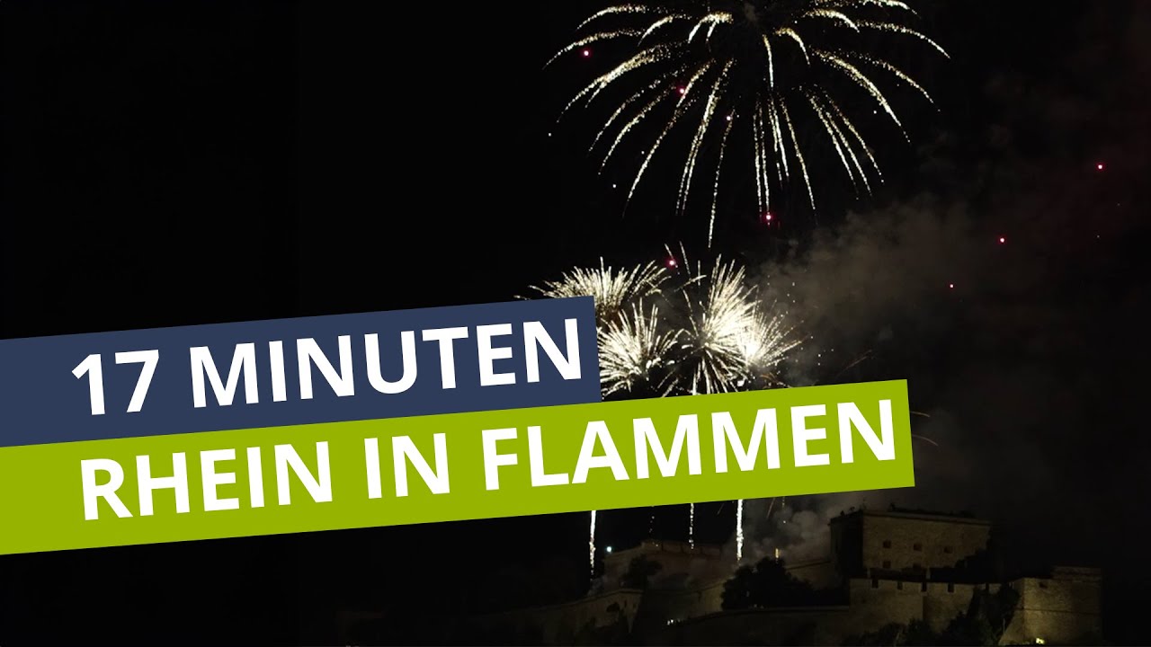 Das Feuerwerk bei Rhein in Flammen verpasst?