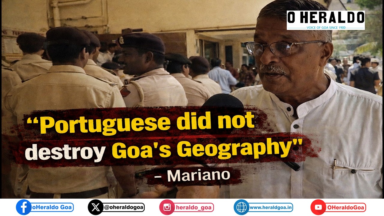 Even Portuguese did not destroy our geography like this govt --Mariano