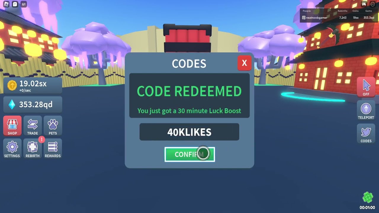 Roblox [30M] ⛏️ Mining Clicker Simulator Codes