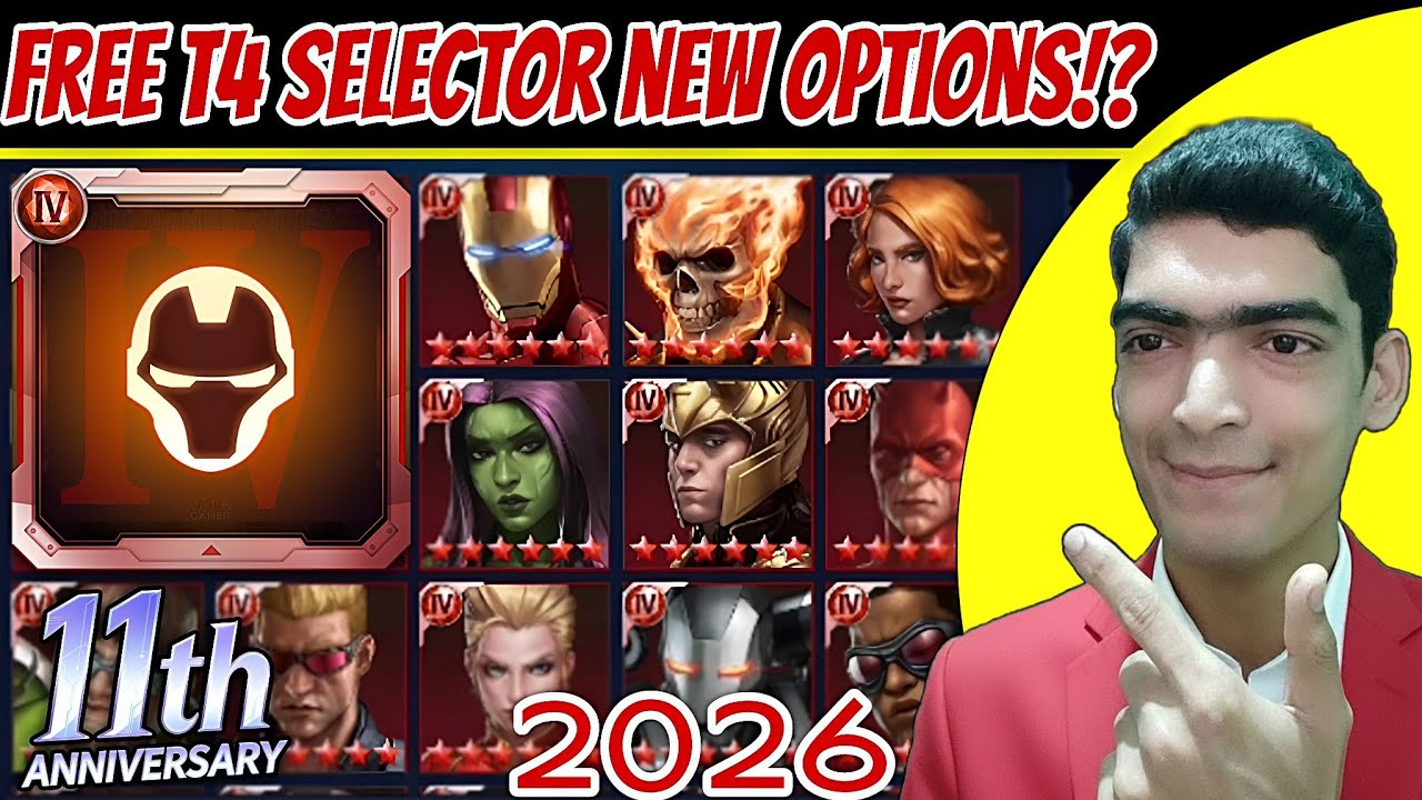 In 60 Days 😍 Free T4 Selector With New Characters Added!? | Marvel Future Fight 11th Anniversary 