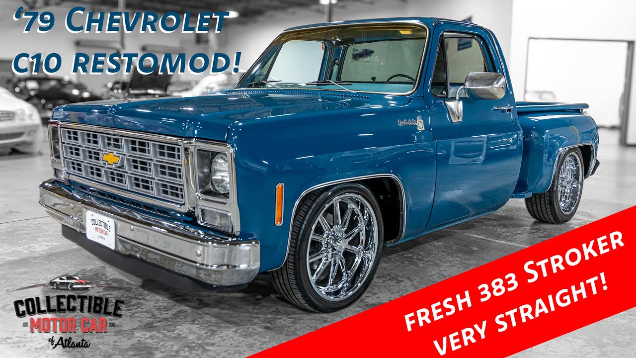ОЧЕНЬ ЧИСТЫЙ 1979 Chevrolet C10 Stepside Restomod Обзор - Коллекционные автомобили Атланты