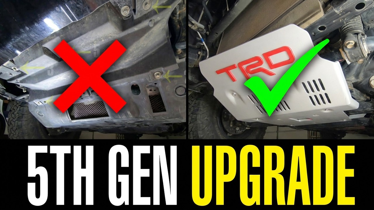 TRD Skid Plate Install 5th Gen 4Runner with KDSS