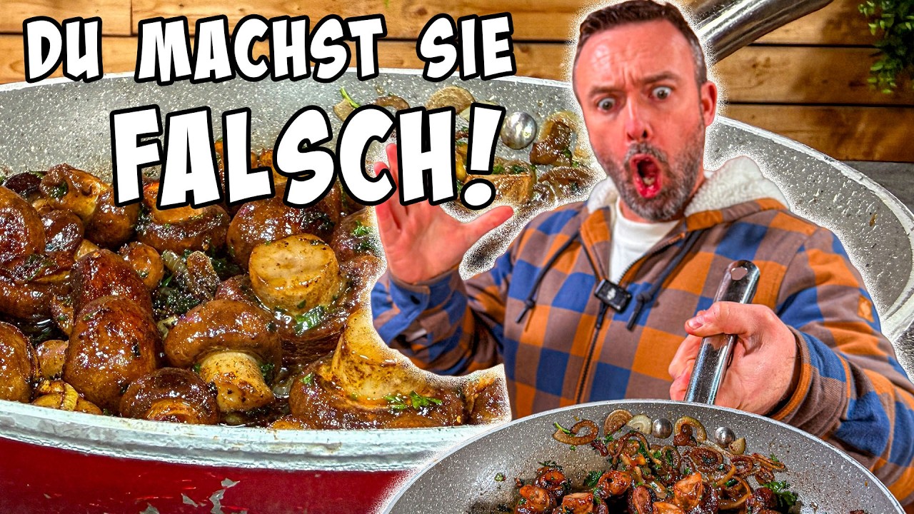 Du machst Champignons falsch – so schmecken sie wie Weihnachtsmarkt!