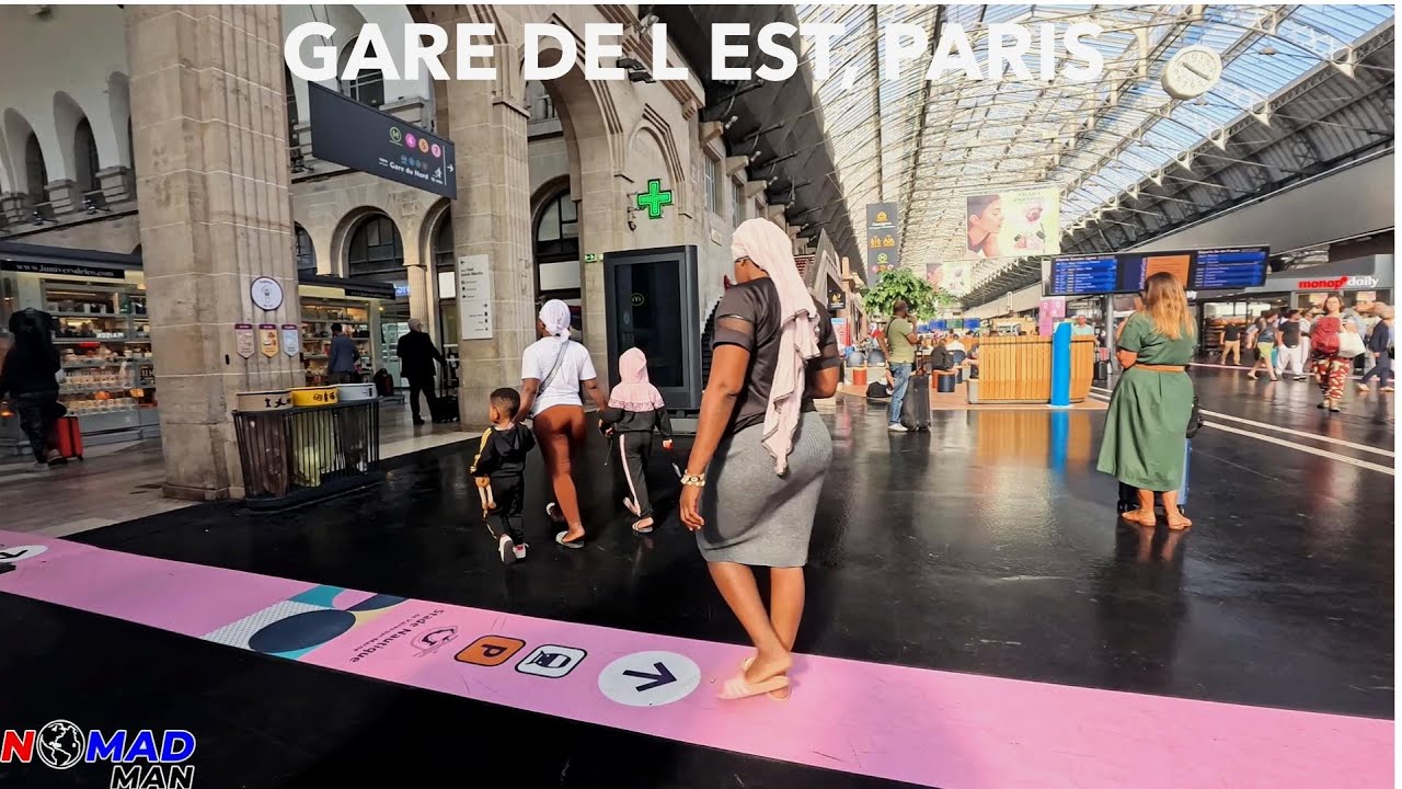 WALK WITH ME. GARE DE L' EST, PARIS, FRANCE 2024