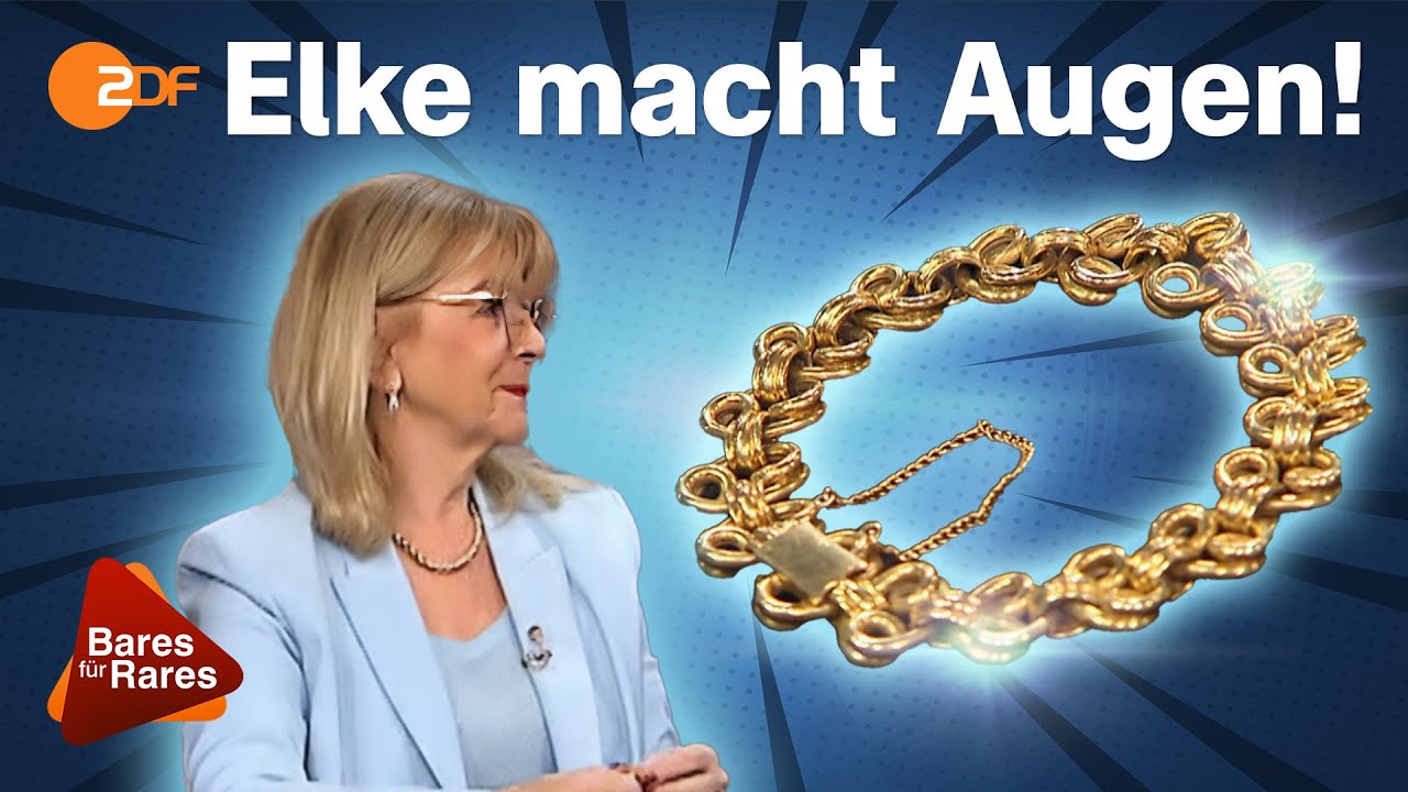 Antikes Accessoire: Armband glänzt in doppelter Expertise mit gewichtigem Goldwert | Bares für Rares