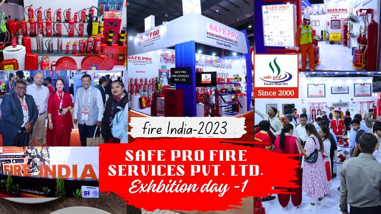 Fire India Exhibition 2023 | Safe Pro Fire | Goregaon Mumbai | Day 1