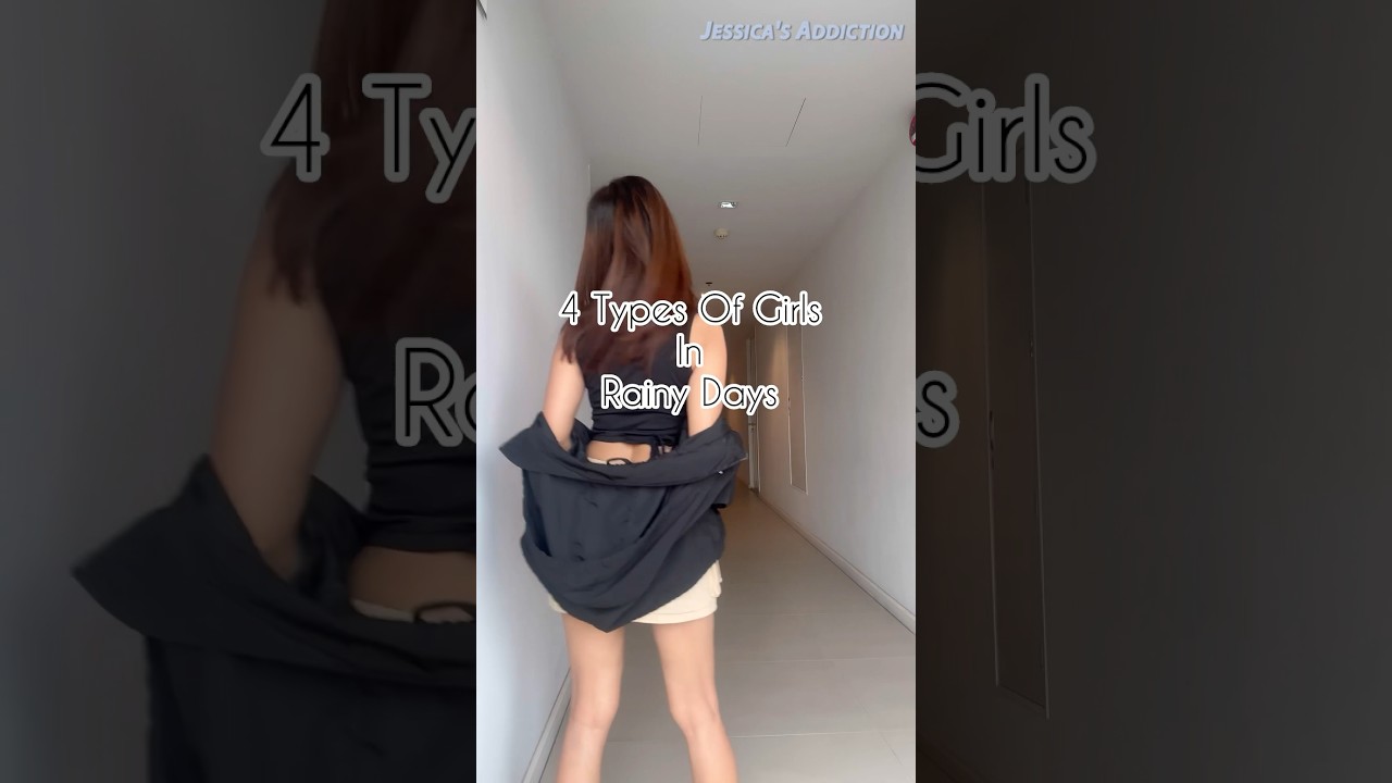 Rainy day outfits for different types of girls #outfitideas #rainyday #fashionshorts