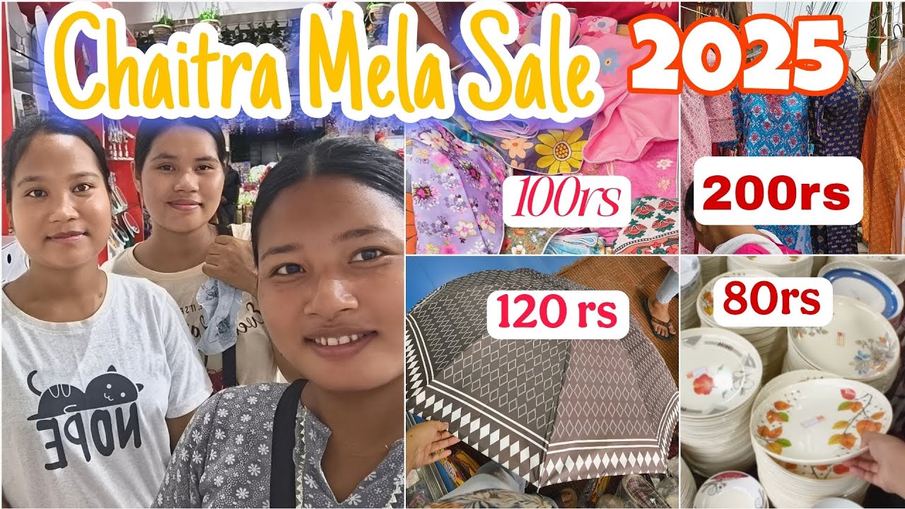 Charitra Mela sale wo 100rs bai manoi Mai mi😍// 2025 chaitra sale//Agartala @blusontireang2816#yt