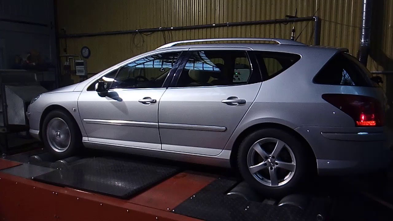 CHIP TUNING KRAK&Oacute;W PEUGEOT 407 2.0 HDI 136 KM STAGE 1 DYNO RUN
