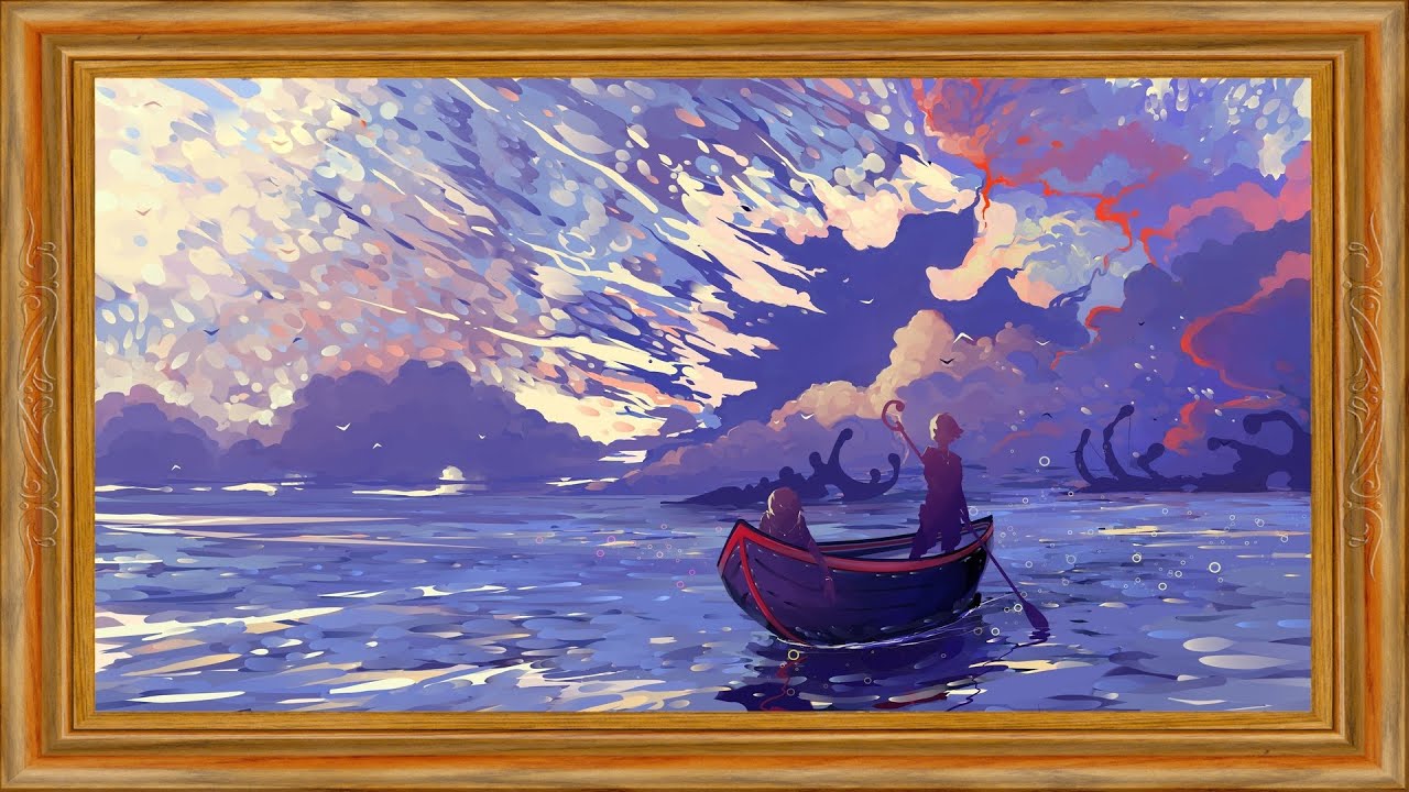 Voyage Between Light & Storm 🌅  Epic Seascape Art 4K