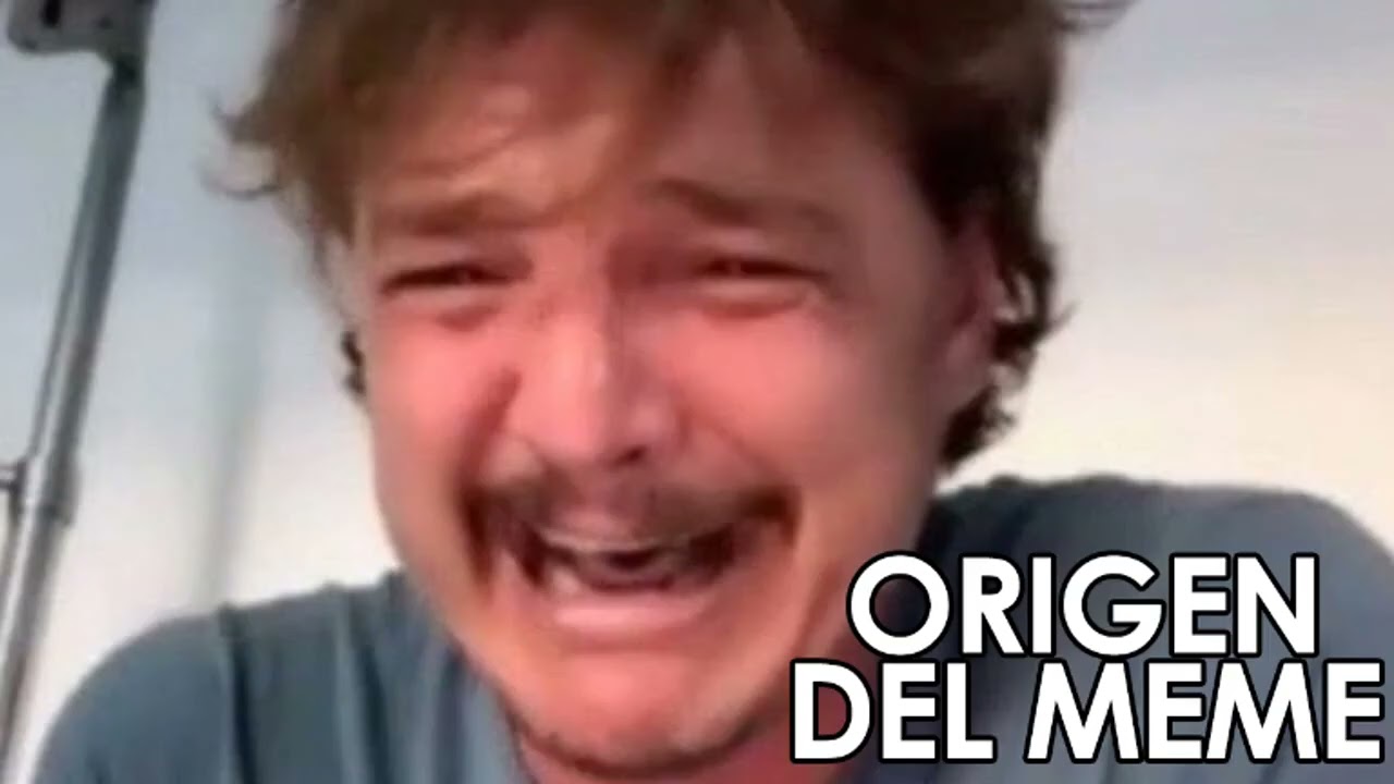 La historia detr&aacute;s del meme de Pedro Pascal llorando