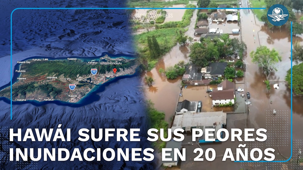 Inundaciones Haw&aacute;i: desastre hist&oacute;rico deja evacuaciones masivas