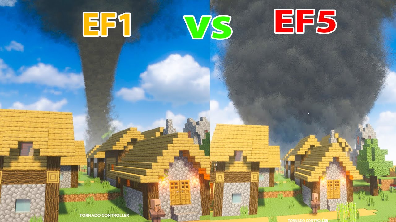 Teardown: MINECRAFT VILLAGE  vs. TORNADO LEVELS