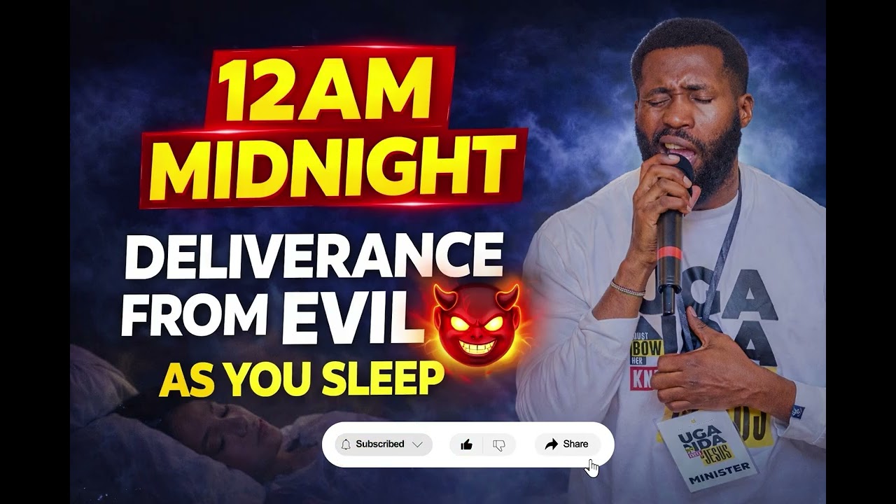 12AM MIDNIGHT DELIVERANCE FROM EVIL AS YOU SLEEP