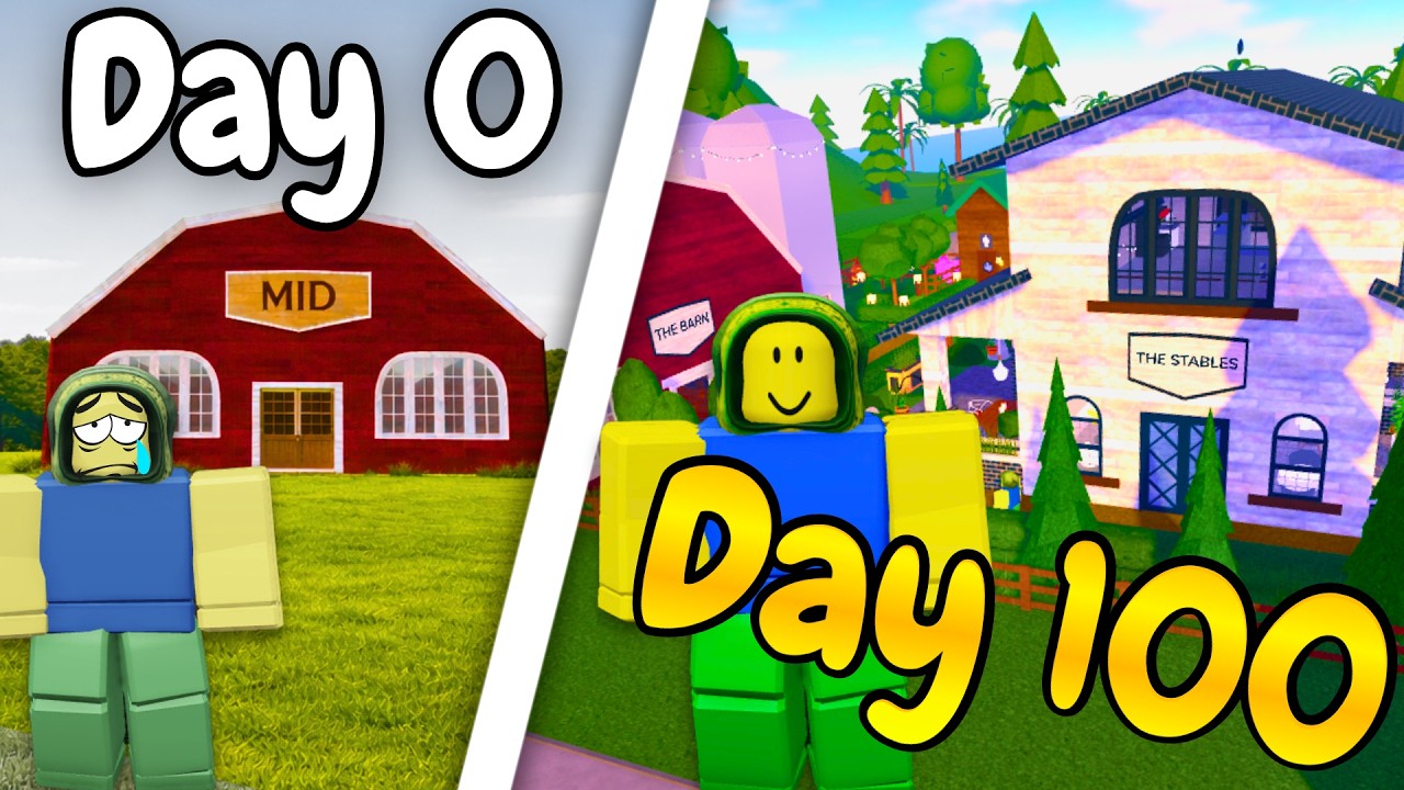 I Spent 100 DAYS Building The BEST FARM RESTAURANT EVER!!! (FULL MOVIE)