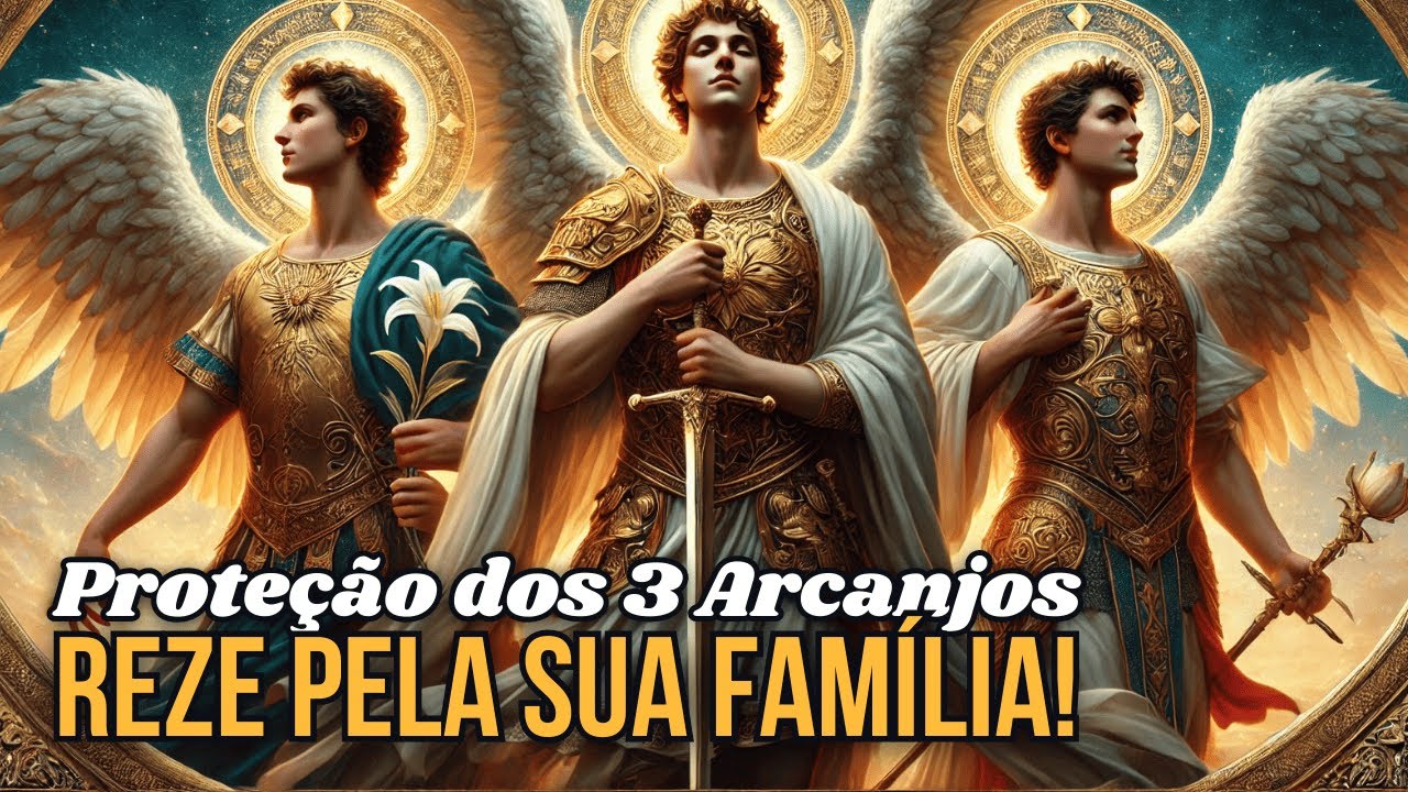3 Arcanjos, 1 Proteção: Ore Agora! ⚔️🛡️✨ #oração #devoção