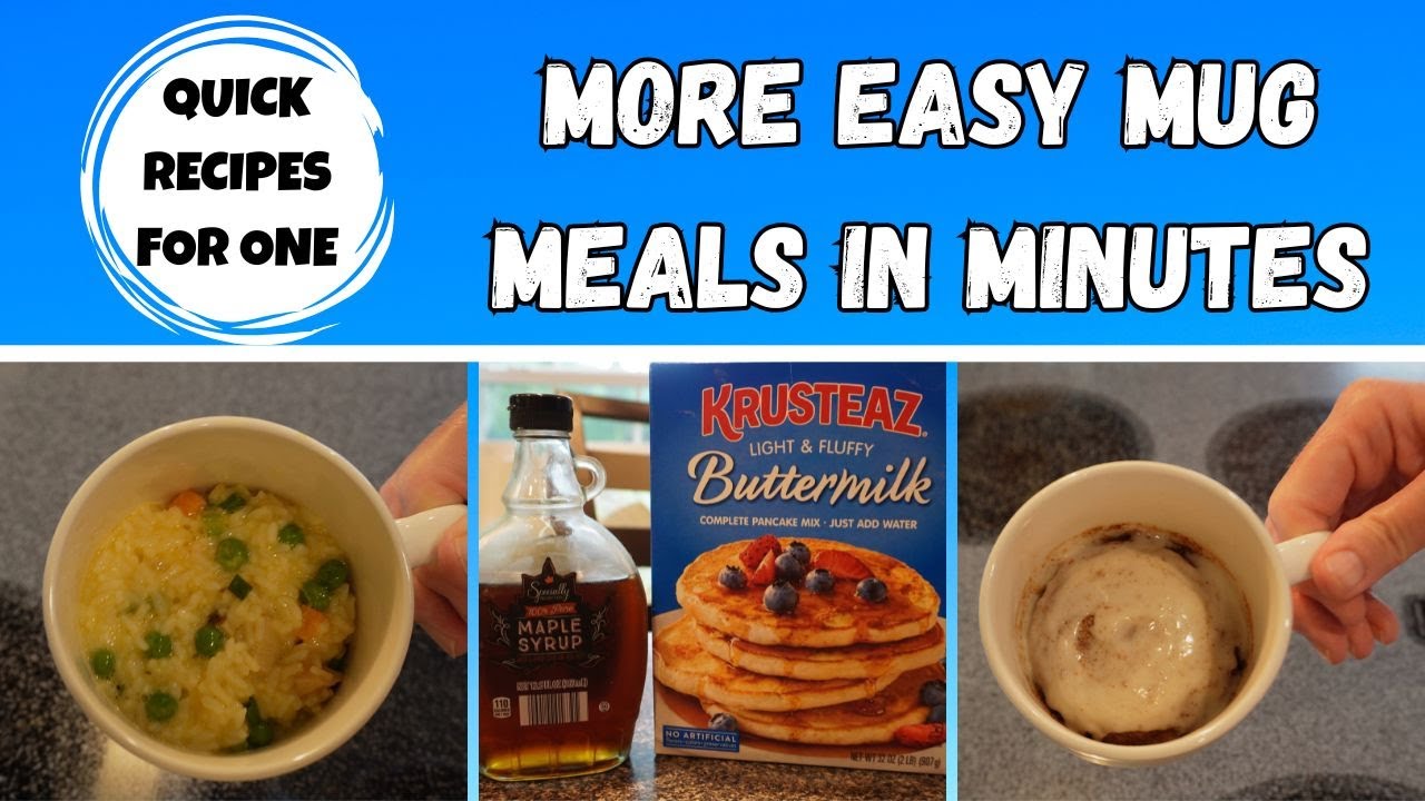 MORE EASY MUG MEALS In MINUTES || QUICK EASY Recipes For ONE