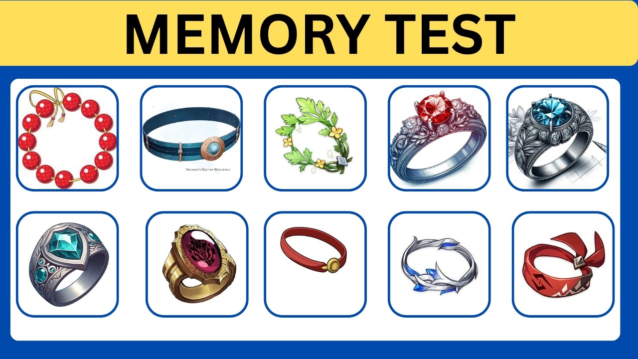 Memorize 12 Images in 10 Seconds 🧠 | Memory Game Challenge
