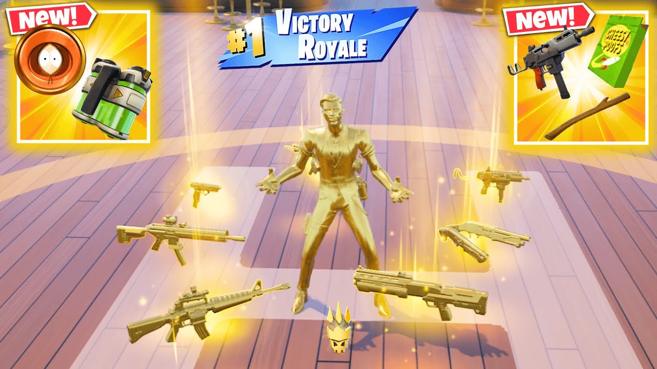 MIDAS vs ALL NEW MYTHIC GUNS (NEW!) Fortnite Chapter 7 Season 1