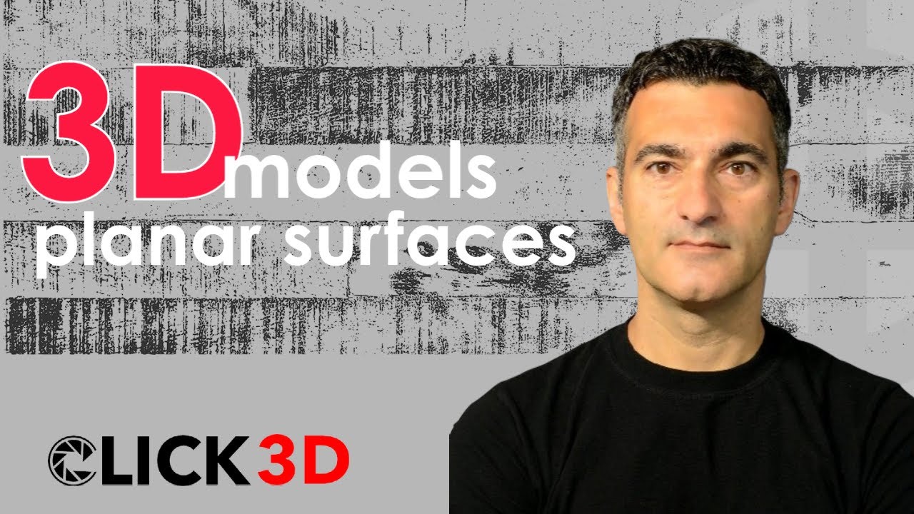 Как создавать 3D-модели из плоских поверхностей? | Фотограмметрия | CLICK 3D EP 5