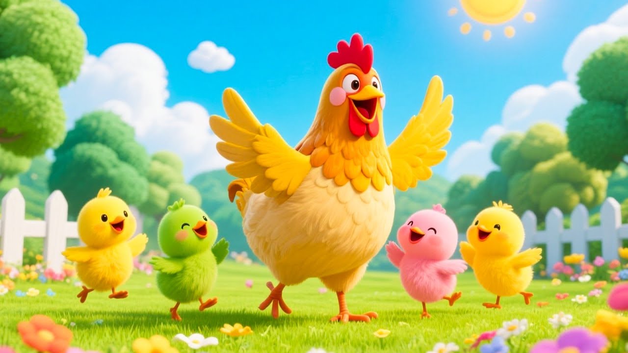 Liên Khúc MỚI ĐÀN GÀ TRONG SÂN - Ca Nhạc Thiếu Nhi 4K Cho Bé Thông Minh Hoạt Bát - Hoạt Hình Đàn Gà