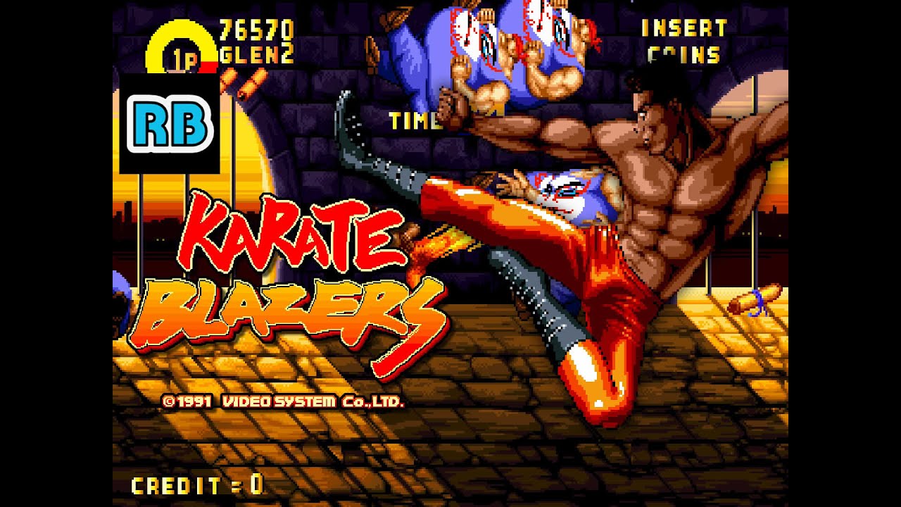 1991 [60fps] Karate Blazers (US) 99999pts Glen Nomiss ALL