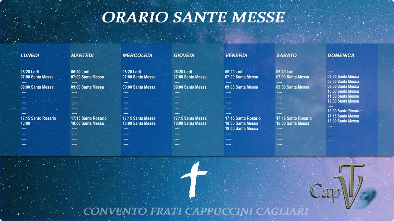 Live streaming di Cappuccini TV