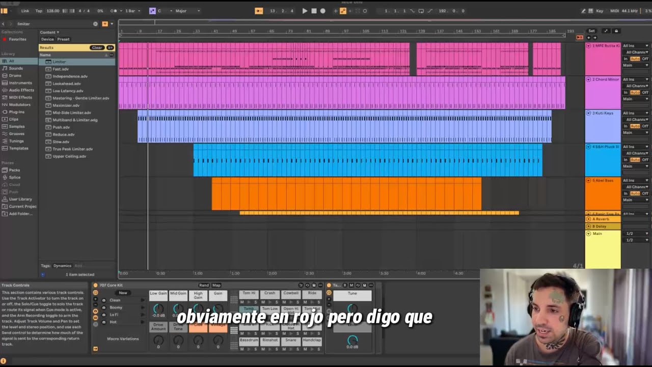 Nociones de compresión/limiters en Ableton Live